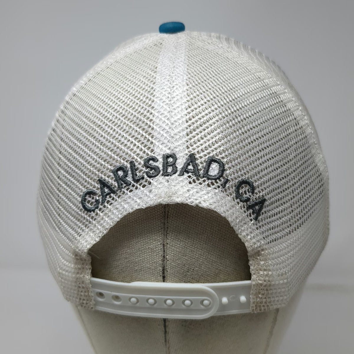 Boco Gear Trucker Hat Blue White One Size Carlsbad Marathon Tropical Floral Hat