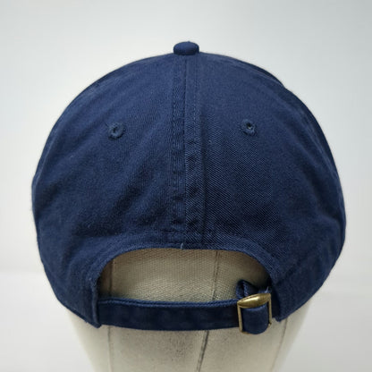 Newhattan Blue One Size Baseball Cap Anchor Nautical Embroidered Slideback Hat