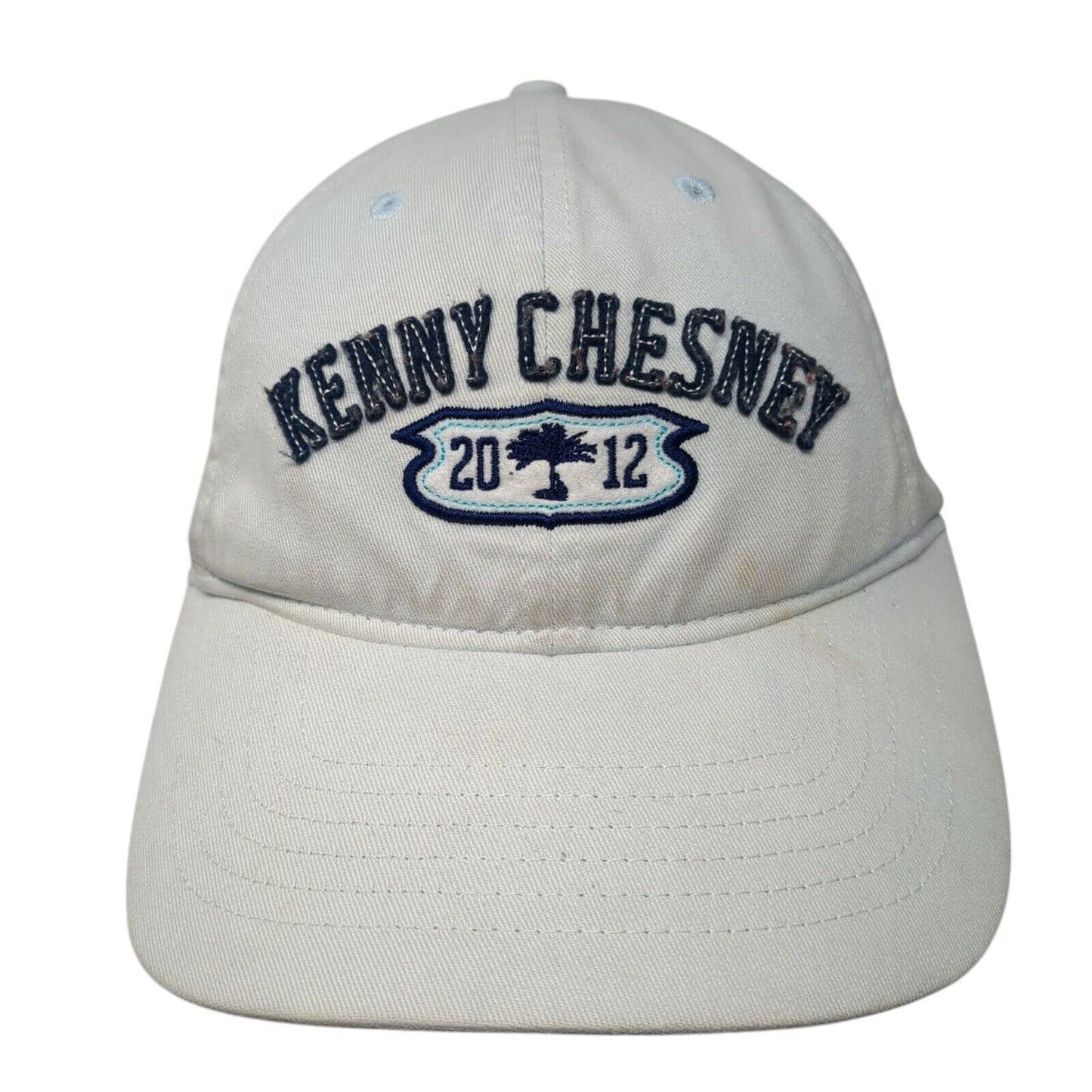 Kenny Chesney 2012 Slideback Hat Blue One Size Adjustable 6 Panel