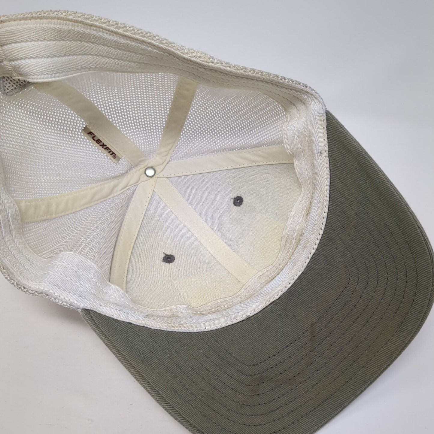 Columbia Fish Flag Fitted Trucker Hat Gray One Size Adjustable Patriotic Mesh