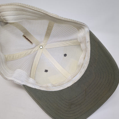 Columbia Fish Flag Fitted Trucker Hat Gray One Size Adjustable Patriotic Mesh