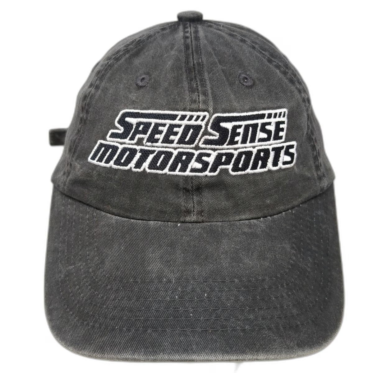 Port Authority Baseball Cap Gray One Size Speed Sense Motorsports Washed Hat
