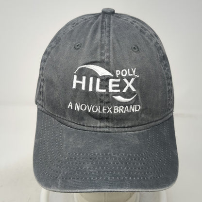 Port Authority Baseball Cap Gray One Size Hilex Poly Novolex Embroidered Hat