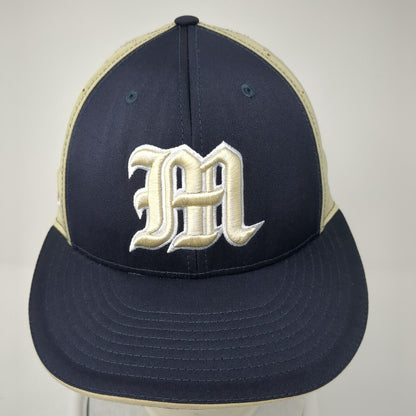M Vikings Fitted Hat Multicolor XS-S Embroidered Laser Cut Richardson