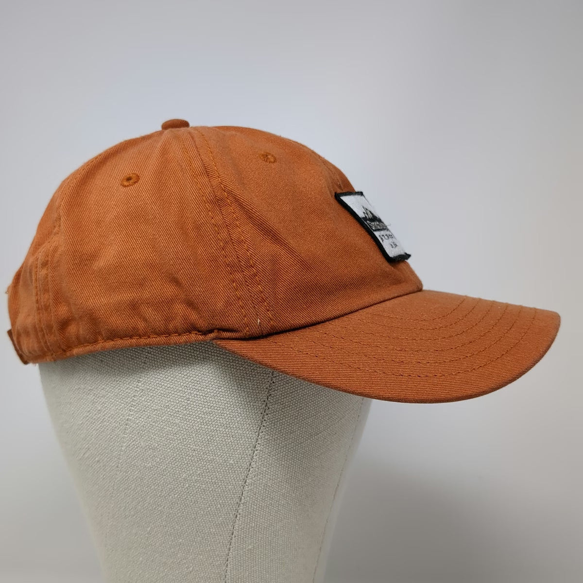 Smartwool Baseball Cap Orange One Size Cotton Patch Logo Adjustable Strap Hat