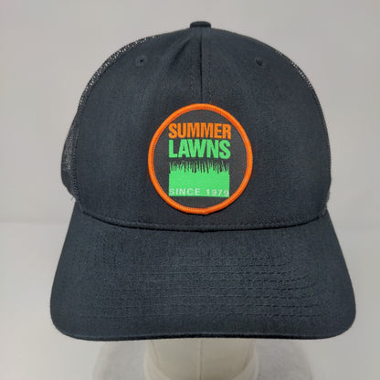 Summer Lawns Snapback Mesh Back Trucker Hat Black OSFA Richardson