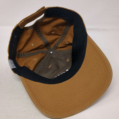Carhartt Bauscher Real Estate Baseball Cap Brown One Size Strapback Canvas Hat