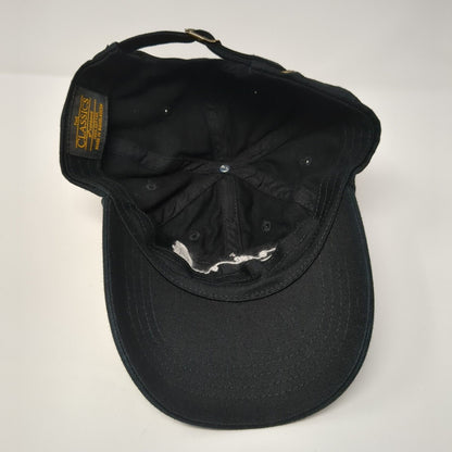 Evoqé Medical Aesthetics Slideback Hat Black One Size 6 Panel Yupoong