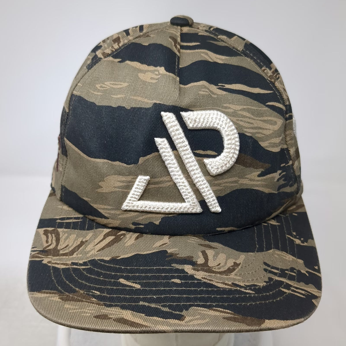 Good Quality Human 5 Panel Hat Green Brown One Size Camo Snapback Pinnacle Home