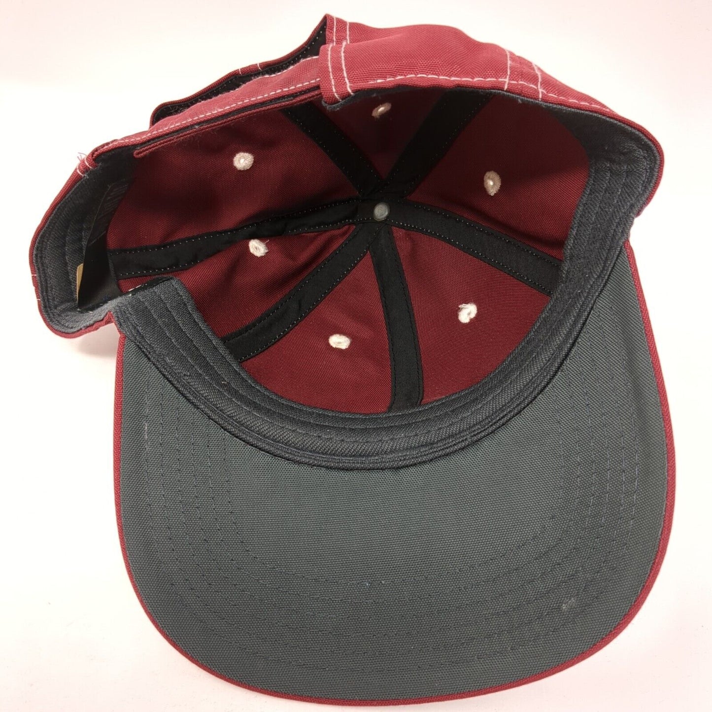 Nike Golf Strapback Hat Red One Size Adjustable Embroidered Swoosh Polyester