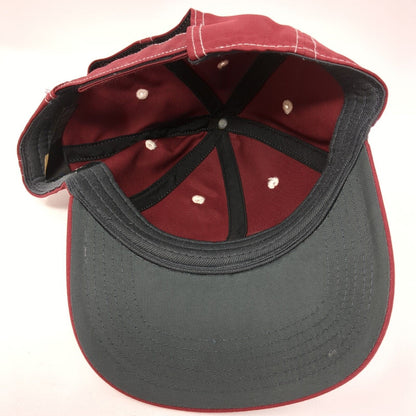Nike Golf Strapback Hat Red One Size Adjustable Embroidered Swoosh Polyester