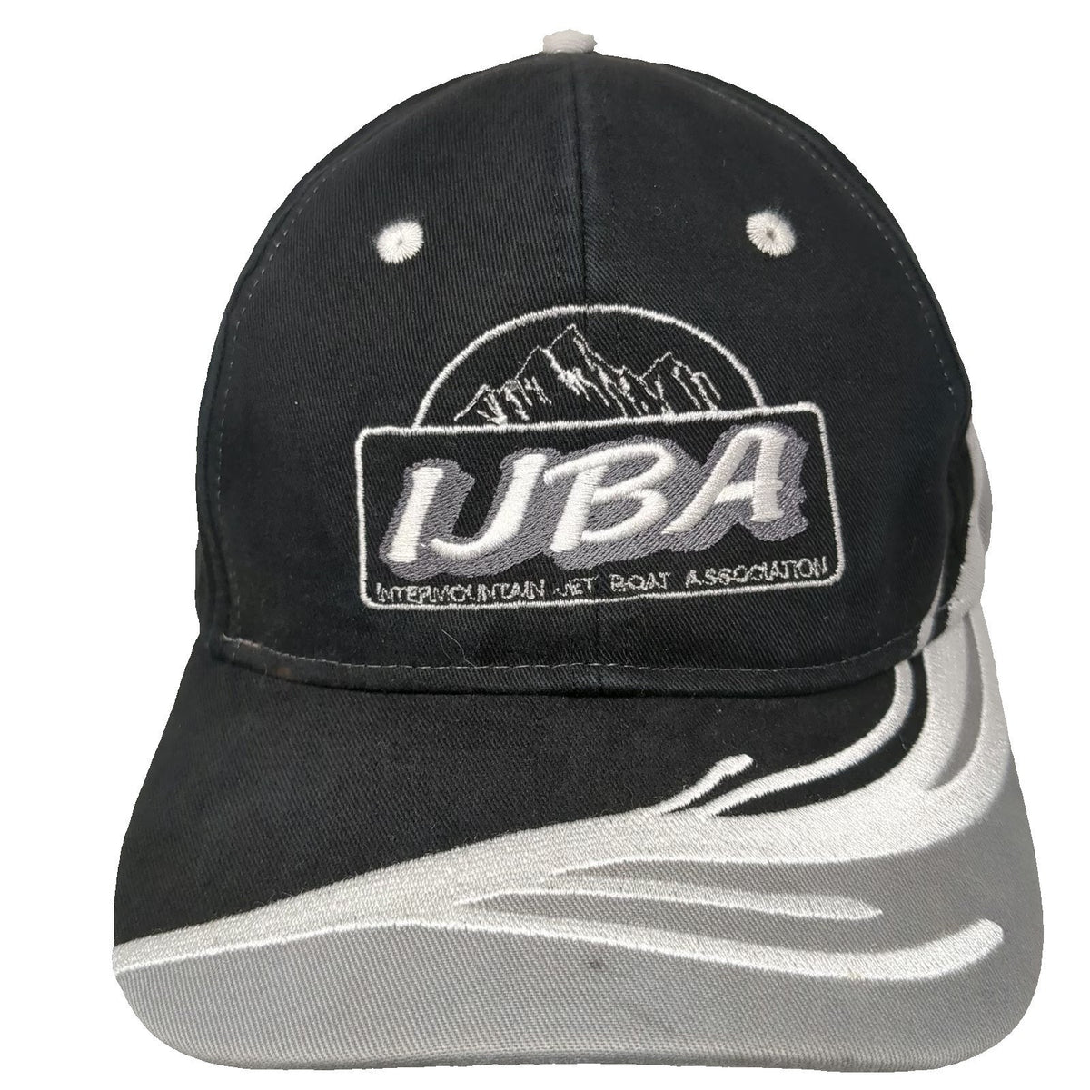 Otto Baseball Cap Black One Size IJBA Intermountain Jet Boat Association Hat