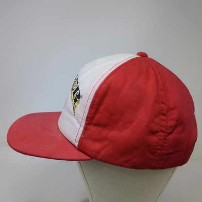 Ruger 5 Panel Red White One Size Hat Snapback Firearm Logo Eagle Graphic Vintage