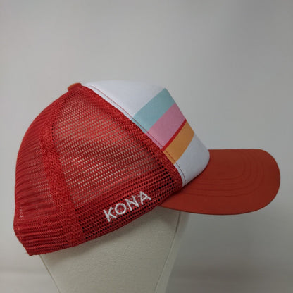 Boco Gear Men's Snapback Mesh Back Hat Zipp Graphic Logo Striped