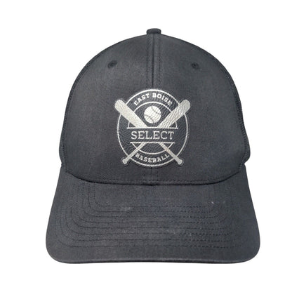 Select East Boise Baseball Snapback Mesh Back Trucker Hat Black One Size