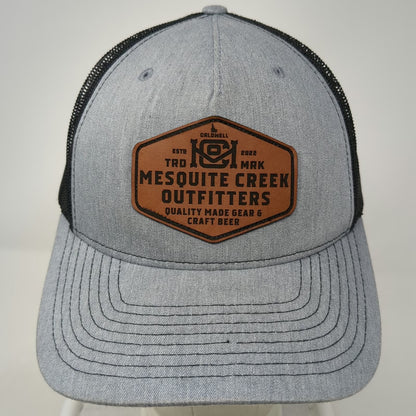 Richardson Trucker Hat Gray One Size Snapback Mesh Mesquite Creek Outfitters