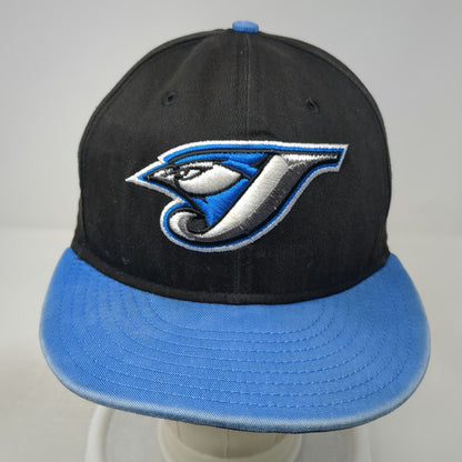 New Era Toronto Blue Jays MLB Snapback Black Blue Hat One Size Embroidered Logo