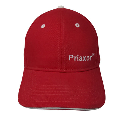 Priaxor BASF Strapback Hat Red OSFM Solid Embroidered Otto Collection
