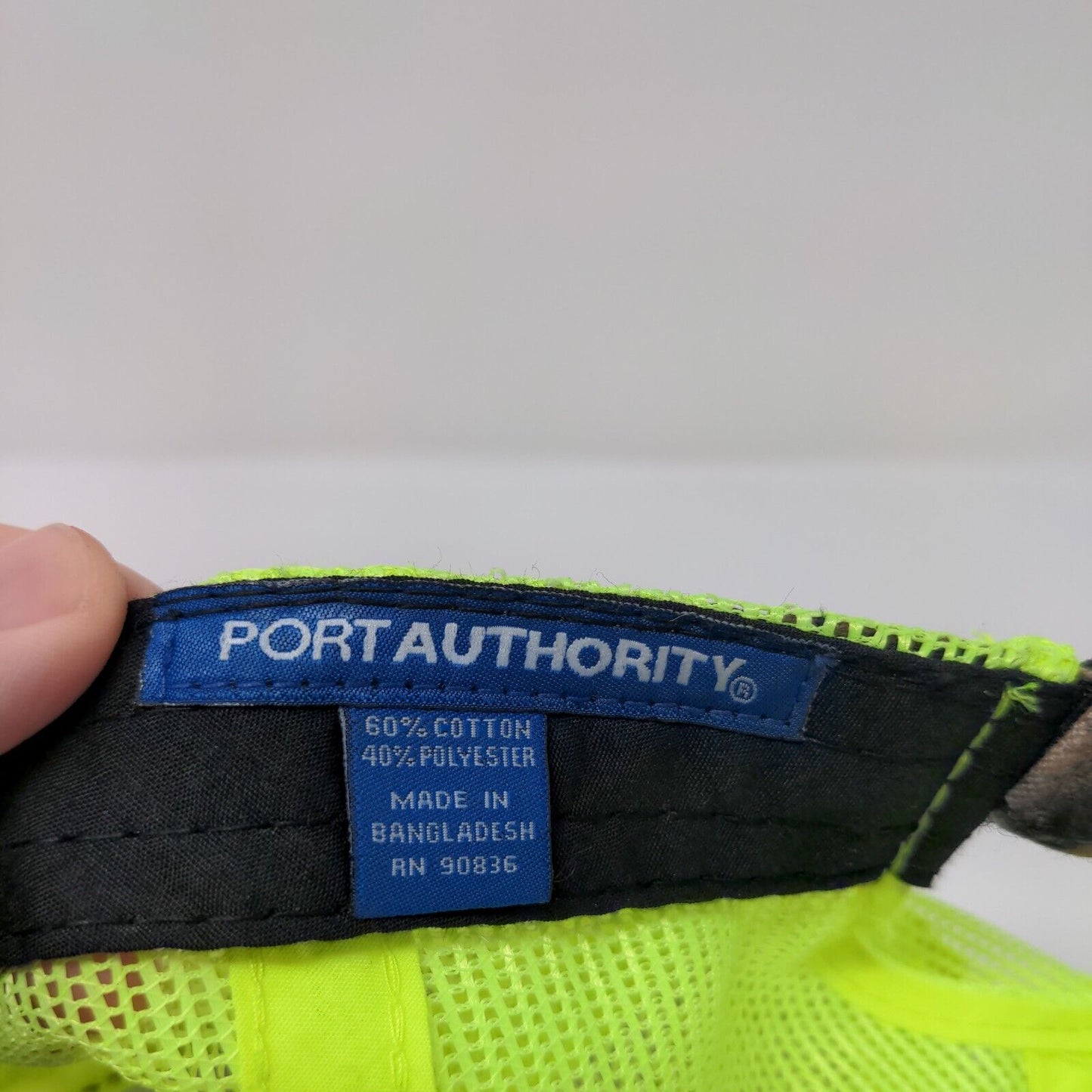 L&W Supply Strapback Mesh Back Trucker Hat Camo One Size Port Authority