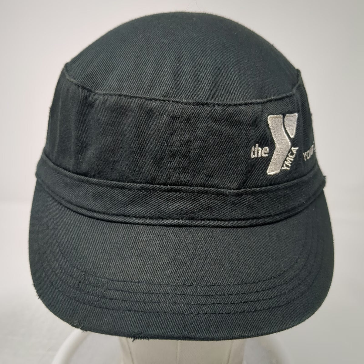 District Black Army Cap One Size YMCA Horsethief Reservoir Adjustable Cotton Hat