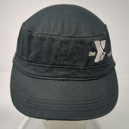 District Black Army Cap One Size YMCA Horsethief Reservoir Adjustable Cotton Hat
