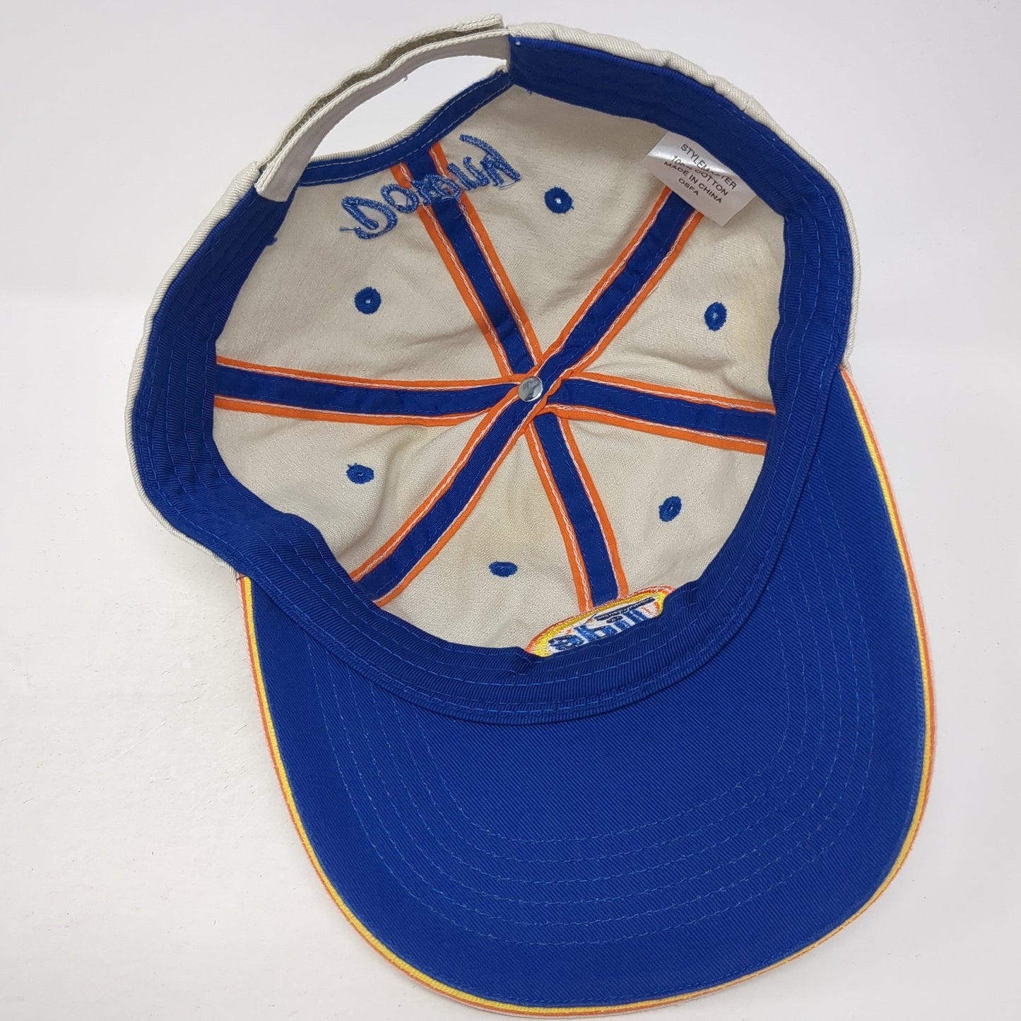 Tide Racing Downy Baseball Cap Beige One Size Adjustable Embroidered 6 Panel