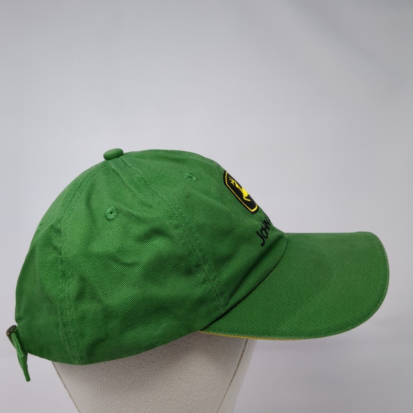 John Deere Since 1837 Slideback Hat Green One Size Adjustable 6 Panel