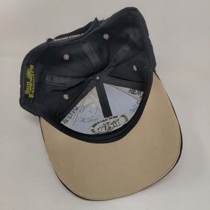 New Orleans Strapback Hat Multicolor One Size Embroidered Adjustable