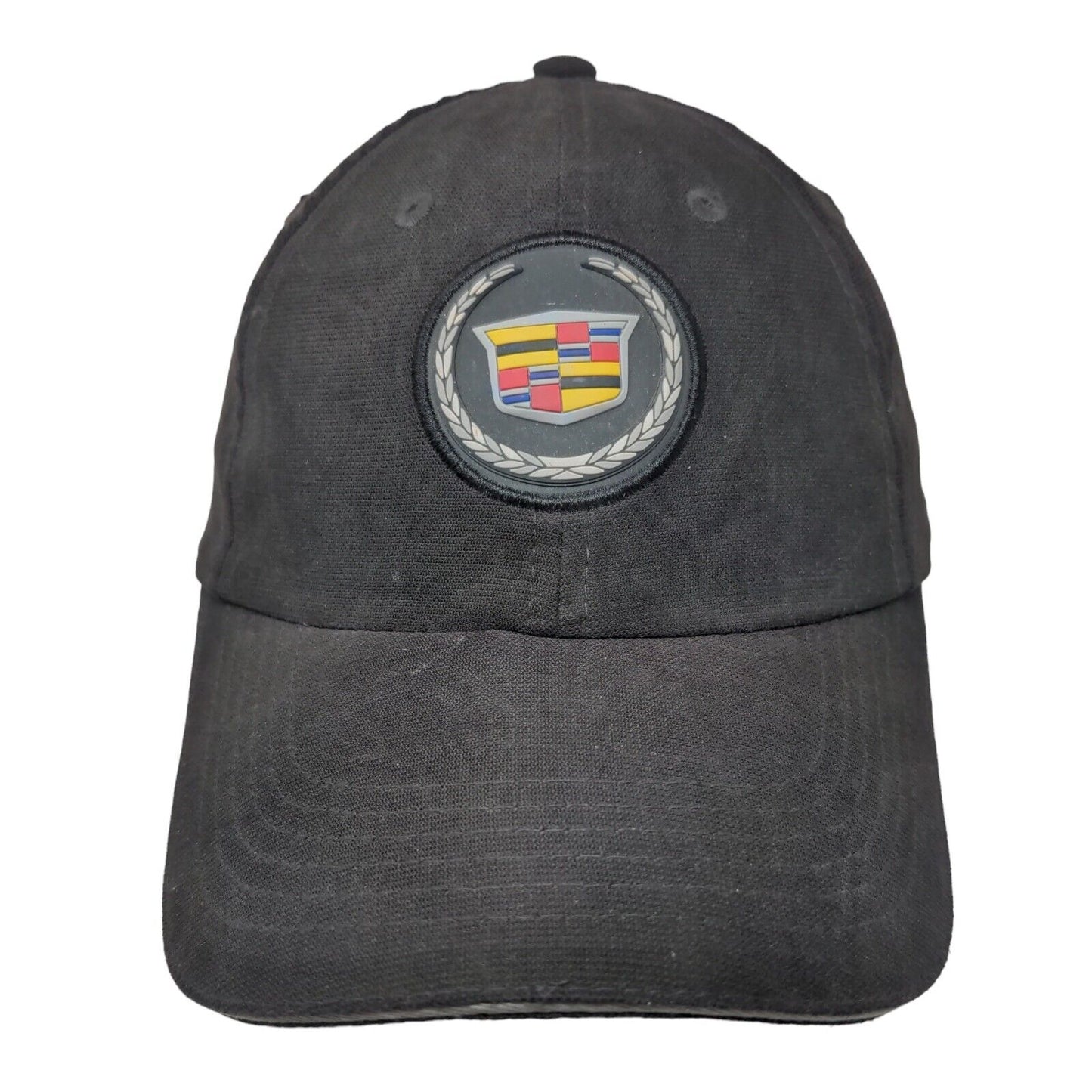 Cadillac Slideback Hat Black One Size Adjustable Embroidered Patch Logo
