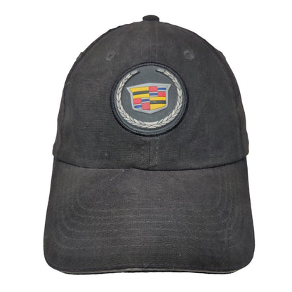 Cadillac Slideback Hat Black One Size Adjustable Embroidered Patch Logo