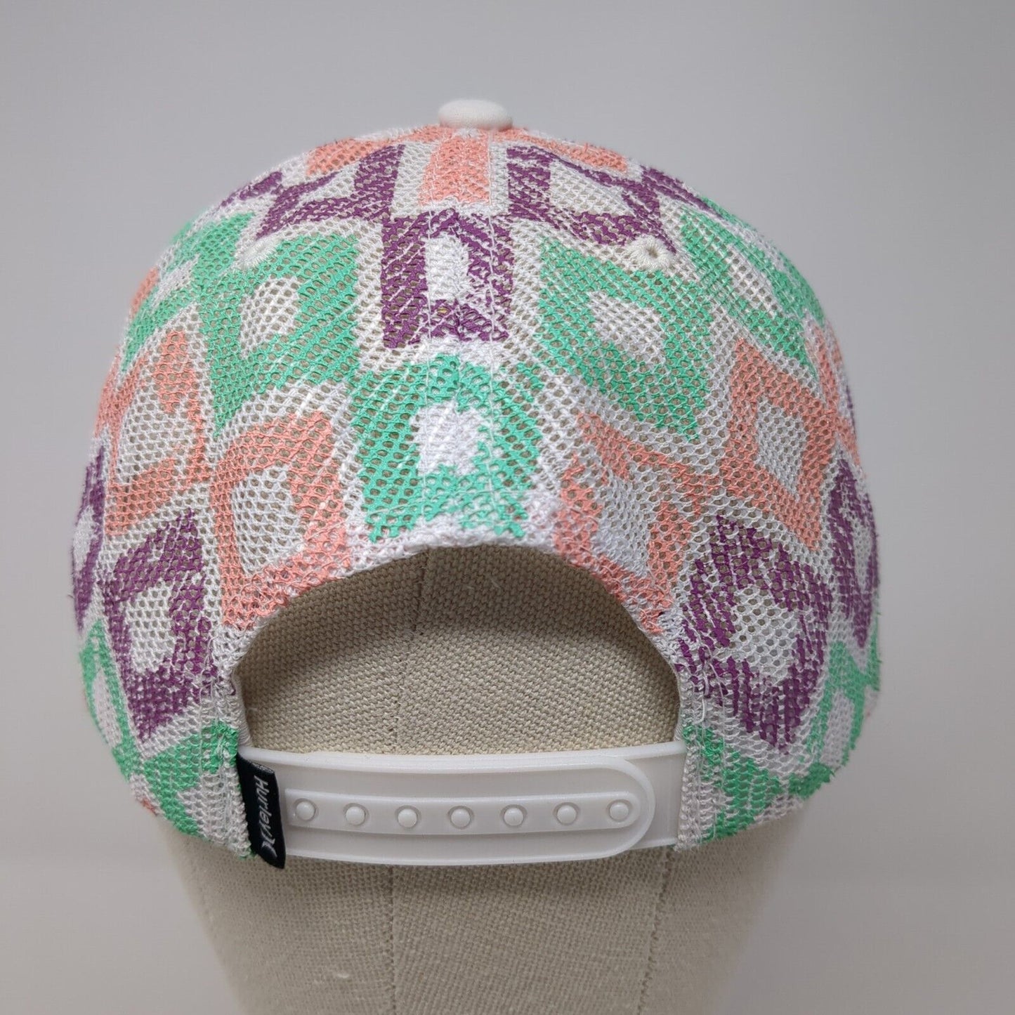 Hurley Snapback Trucker Hat Multi One Size Mesh Back Outdoor Yupoong