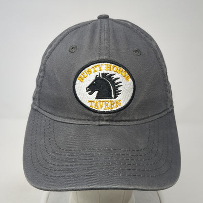 Rusty Horse Tavern Slideback Hat Gray One Size Authentic Headwear The Cozy