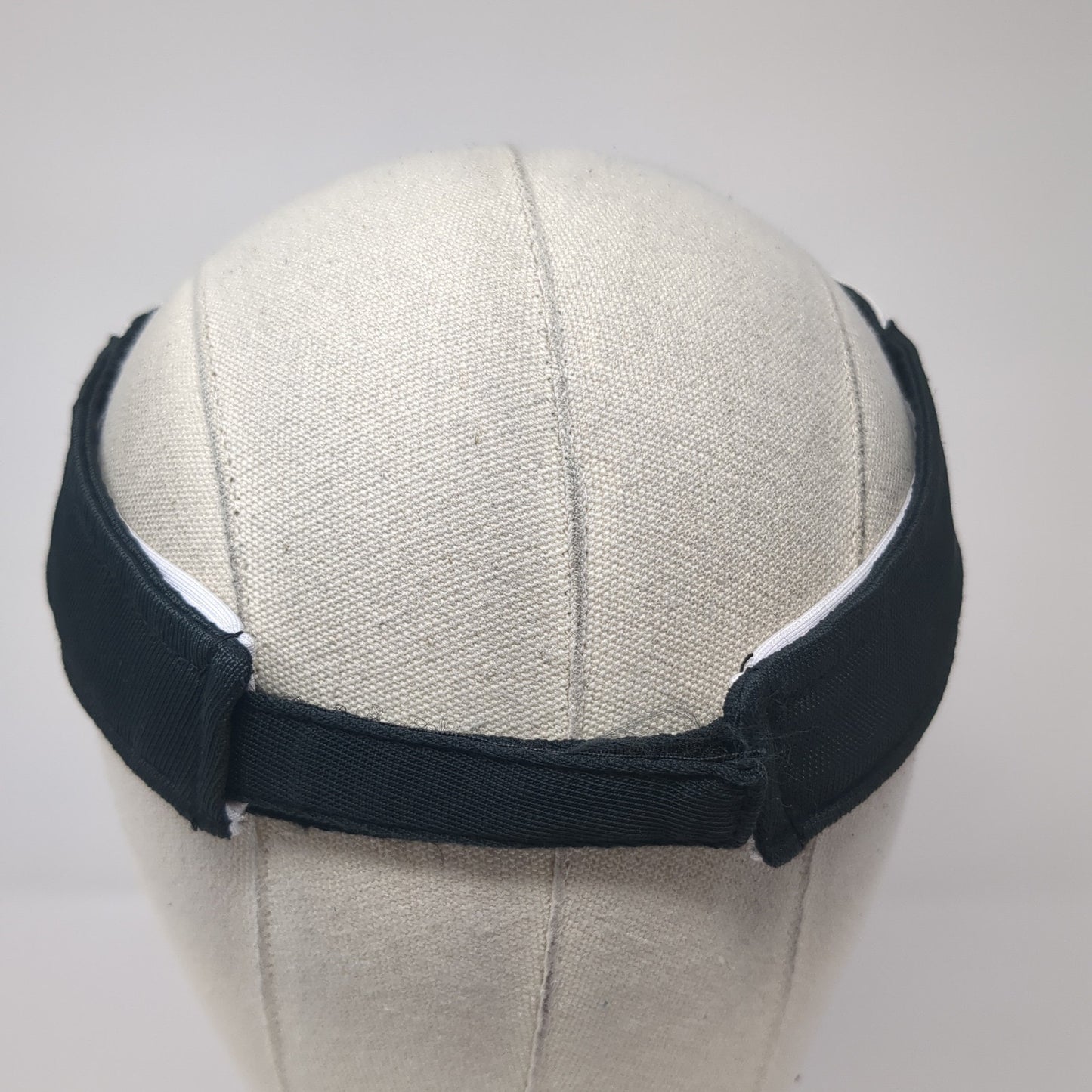 USL Sun Visor Hat Black One Size Adjustable Strap Lightweight Sport-Tek