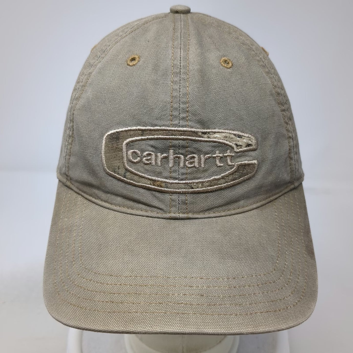 Carhartt Baseball Cap Brown One Size Camo Underbrim Since 1889 Hat Strapback