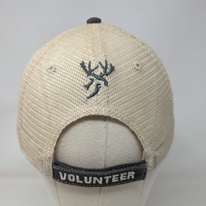 Mule Deer Foundation MDF 1988 Strapback Mesh Back Trucker Hat Gray OSFA