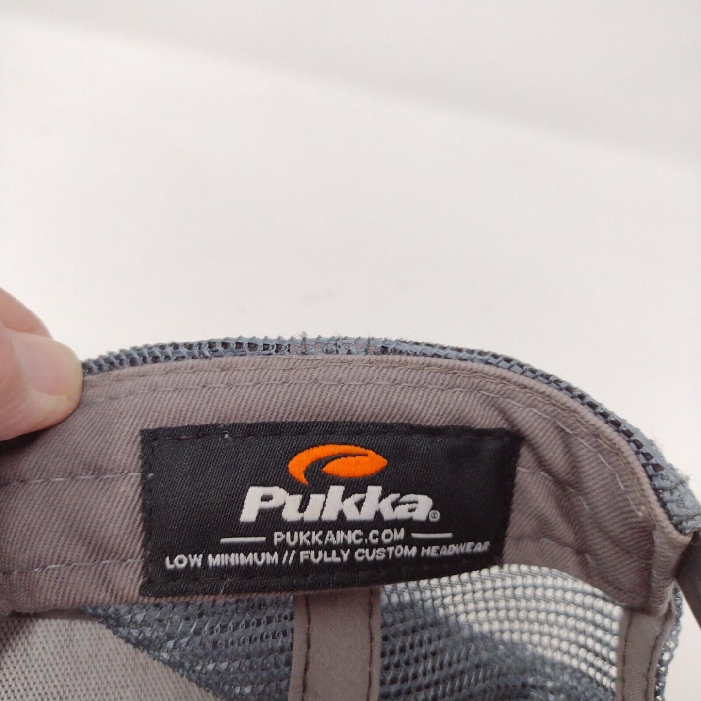 Foresters Snapback Trucker Hat Gray OSFA Adjustable Embroidered Mesh Back Pukka