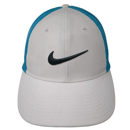 Nike Golf Fitted Mesh Back Hat Multi M/L Embroidered Swoosh 6 Panel