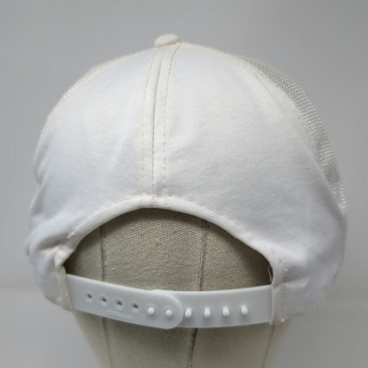 Hanes 5 Panel White Red Green One Size Snapback Mesh Hat Dovex Commodities Corp