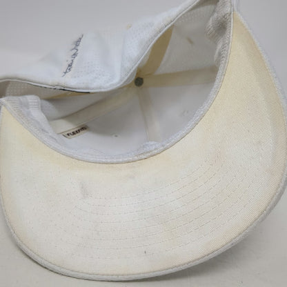 TravisMathew Baseball Cap White XL Coronado Golf Course Flexfit Polyester Hat
