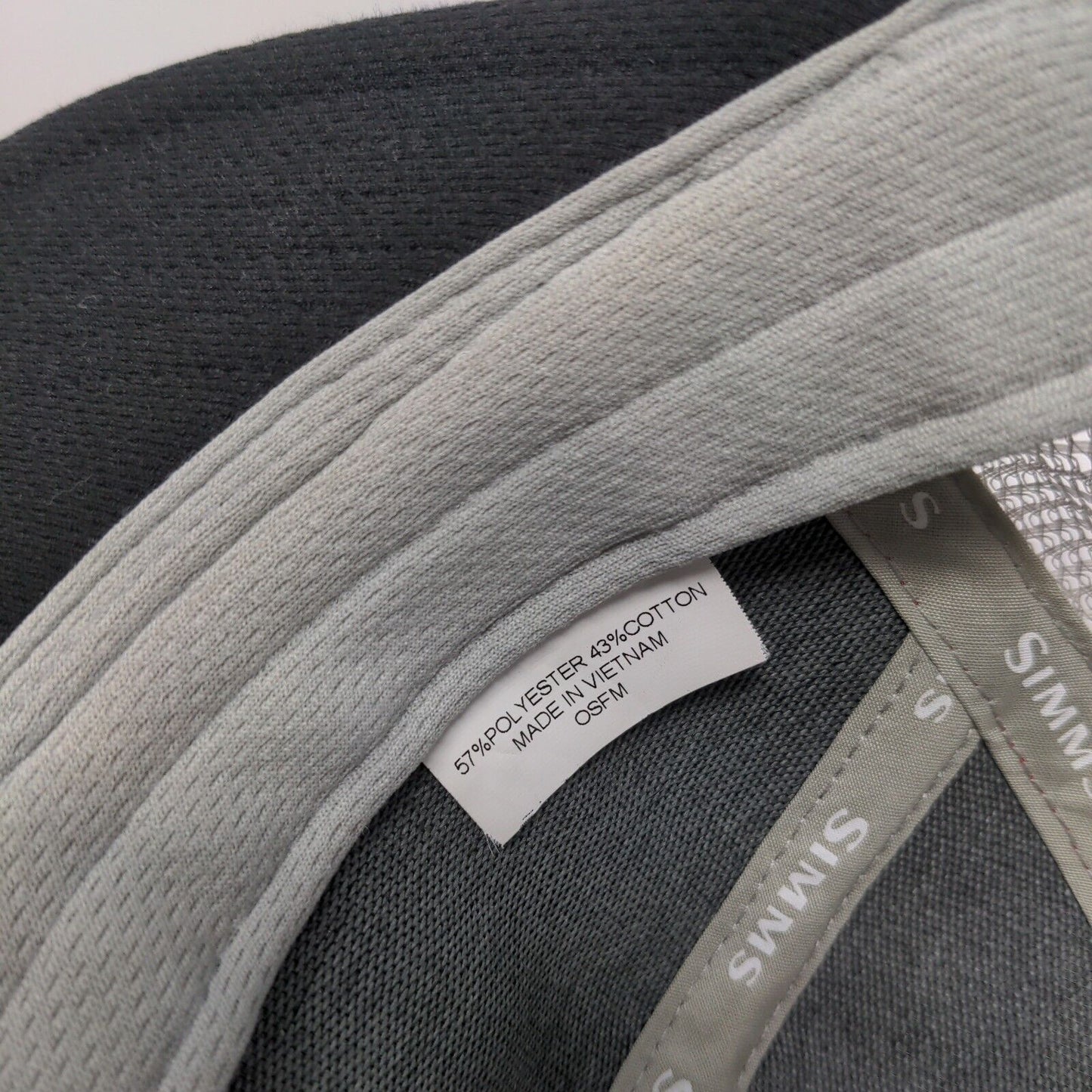 Simms Fish Snapback Mesh Back Trucker Hat Multi OSFM Colorblock