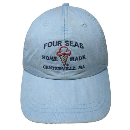 Adams Baseball Cap Blue One Size Four Seas Ice Cream Centerville Cape Cod Hat