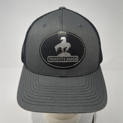 Tavaputs Ranch Snapback Mesh Back Trucker Hat Gray One Size Richardson