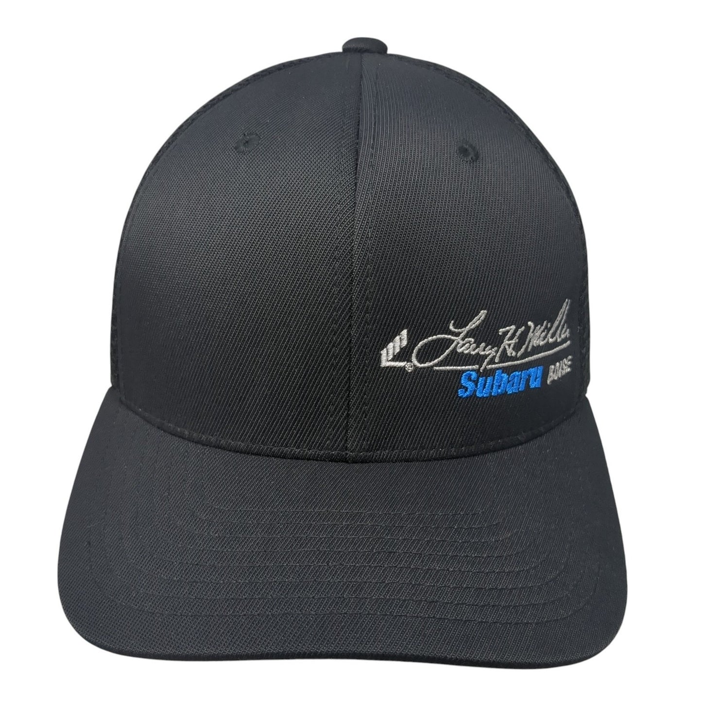 Larry H Miller Subaru Boise Baseball Cap Black Medium Mesh Back Flexfit Yupoong