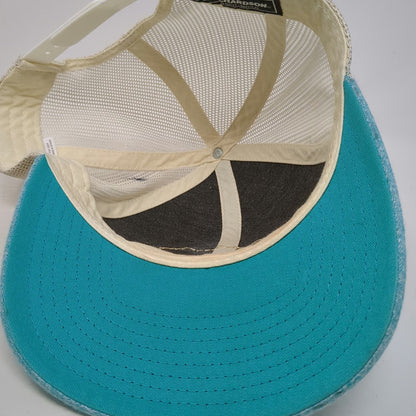 Richardson Trucker Hat Blue L Rockharbor Church Meridian ID Mesh Snapback Patch