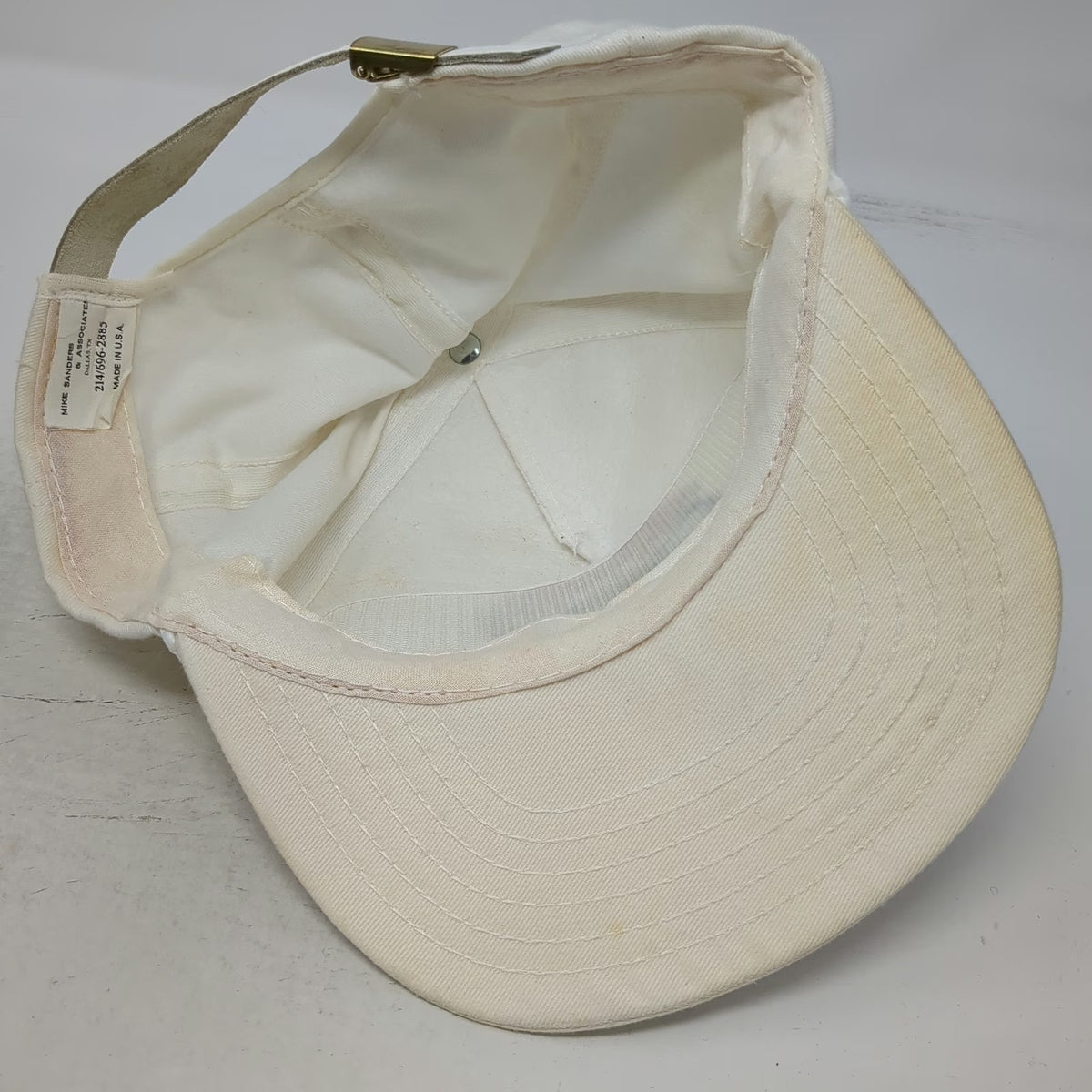 Interstate Batteries Great American Race Disney Trucker White Rope Hat Vintage