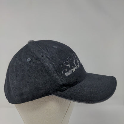 Ski-Doo Bombardier Strapback Hat Black OSFA Adjustable Embroidered