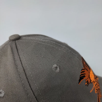 NRA Eagle Strapback Hat Brown One Size Adjustable Embroidered 6 Panel
