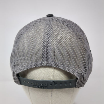 Kershaw Carb & Gutter Snapback Trucker Hat Gray OS Adjustable Mesh Richardson