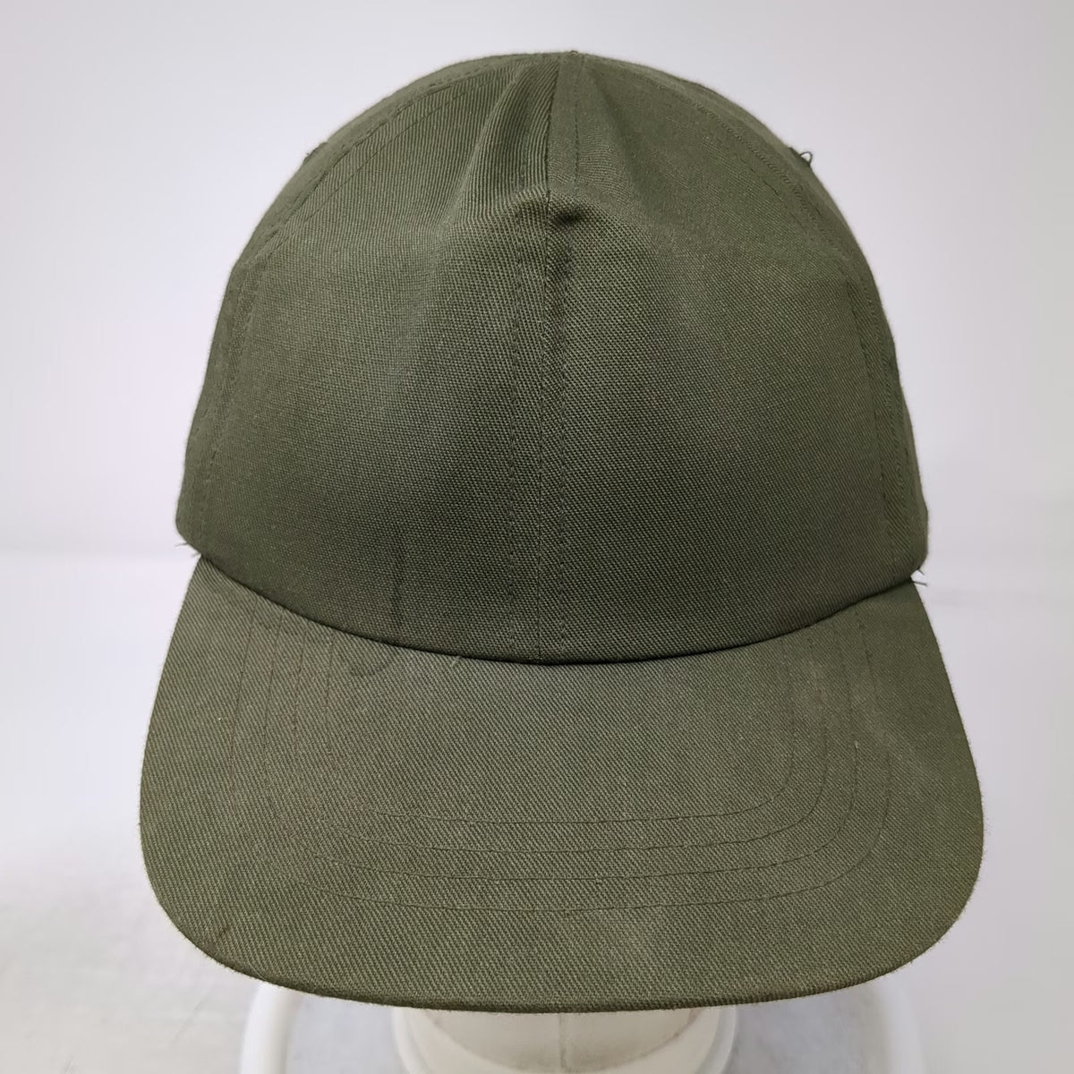 M&B Headwear Co Cap Green 7 Fitted Hot Weather Military US Army Hat Vintage