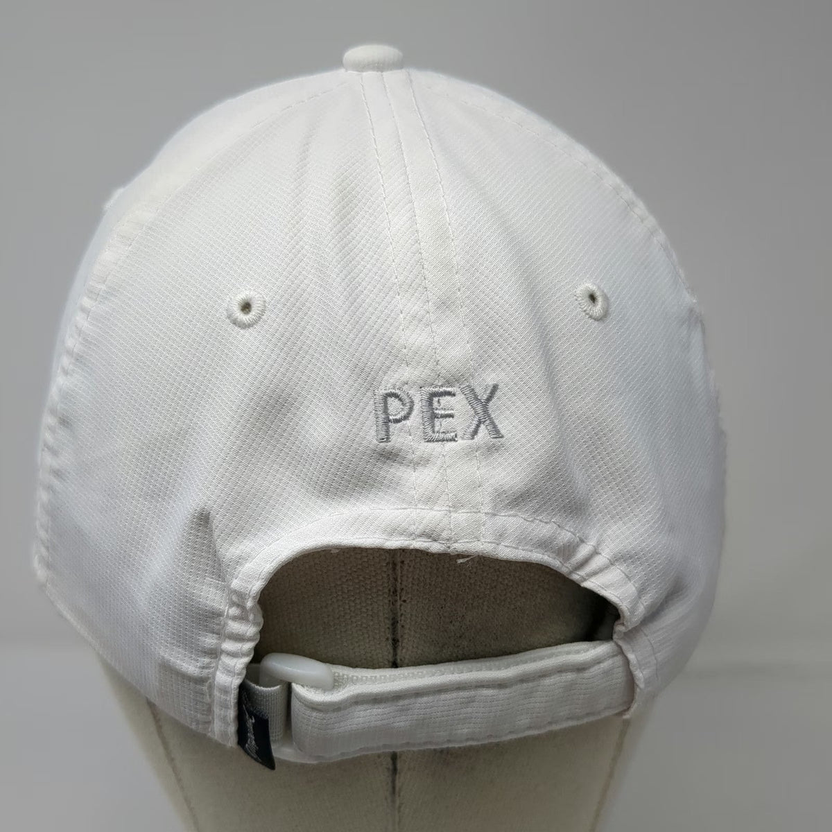 Imperial Baseball Cap White One Size banktech PEX Embroidered Performance Hat